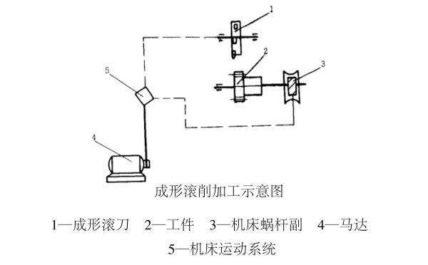 小模數(shù)齒輪成形滾削加工原理及幾種運(yùn)動(dòng)條件說(shuō)明